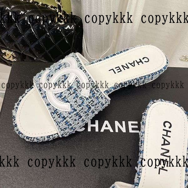 シャネル ミュールサンダル N級品 送料無料 - shoes-00175 画像 2