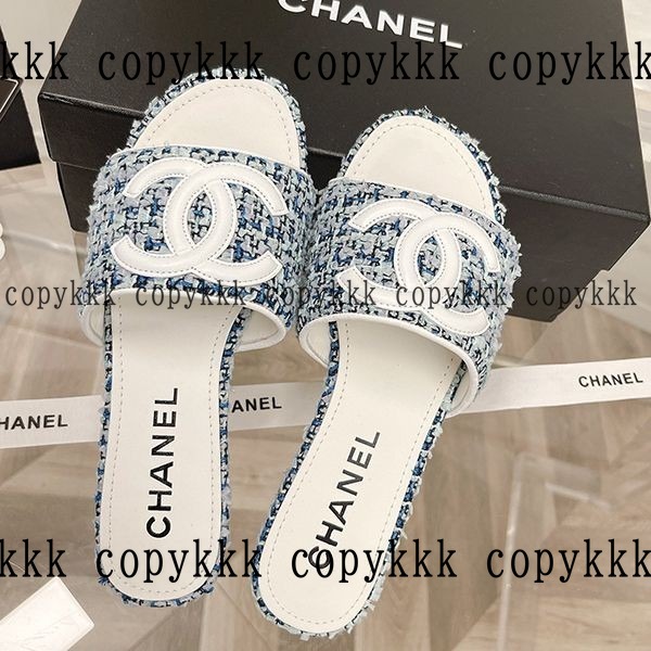 シャネル ミュールサンダル N級品 送料無料 - shoes-00175 画像 4
