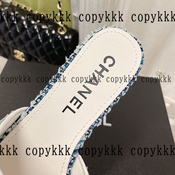 シャネル ミュールサンダル N級品 送料無料 - shoes-00175 画像 6
