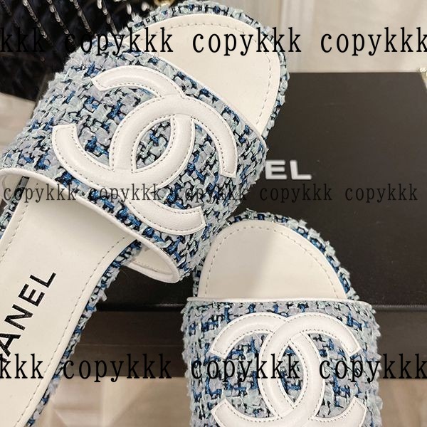 シャネル ミュールサンダル N級品 送料無料 - shoes-00175 画像 7