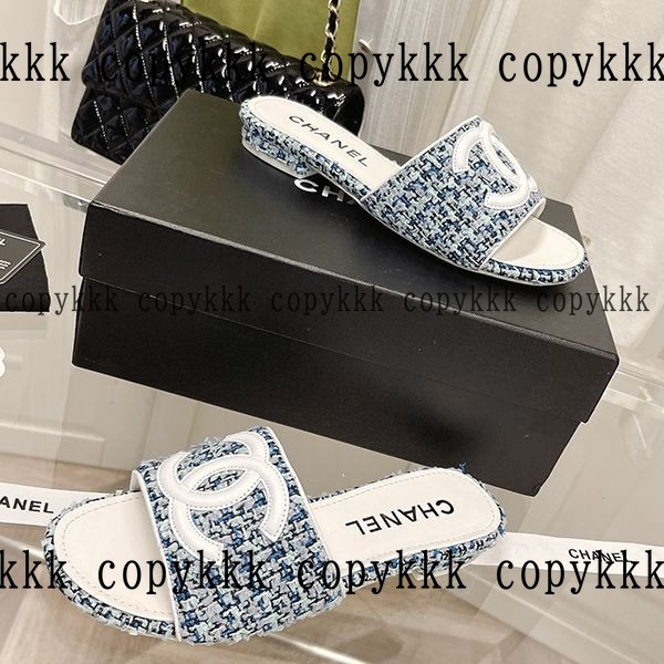 シャネル ミュールサンダル N級品 送料無料 - shoes-00175 画像 8