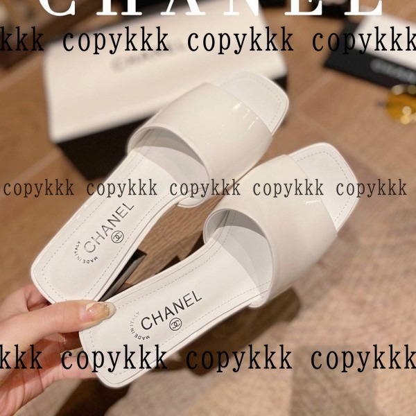シャネル ミュールサンダル N級品 送料無料 - shoes-00180 画像 4
