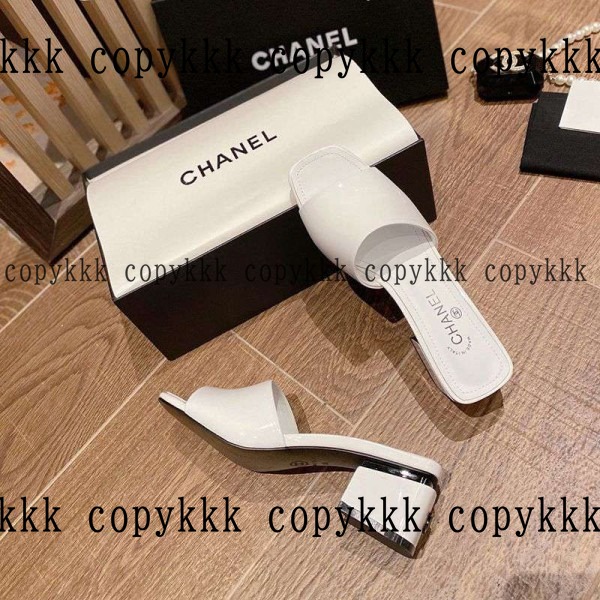 シャネル ミュールサンダル N級品 送料無料 - shoes-00180 画像 5