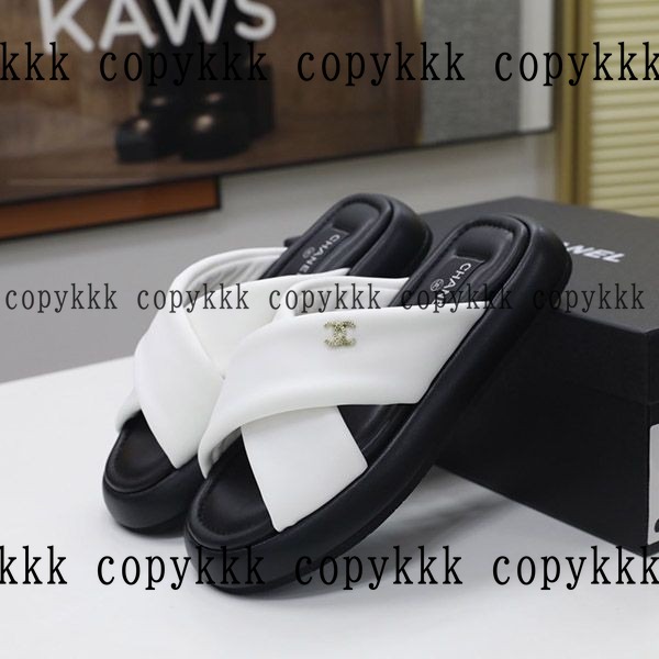 シャネル ミュールサンダル N級品 送料無料 - shoes-00137 画像 3