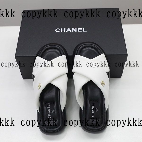 シャネル ミュールサンダル N級品 送料無料 - shoes-00137 画像 6