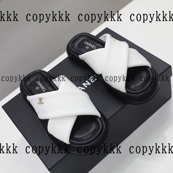 シャネル ミュールサンダル N級品 送料無料 - shoes-00137 画像 7
