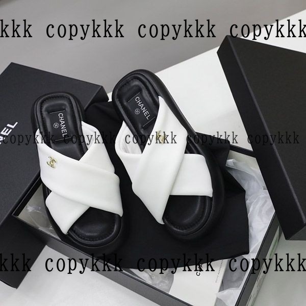シャネル ミュールサンダル N級品 送料無料 - shoes-00137 画像 9