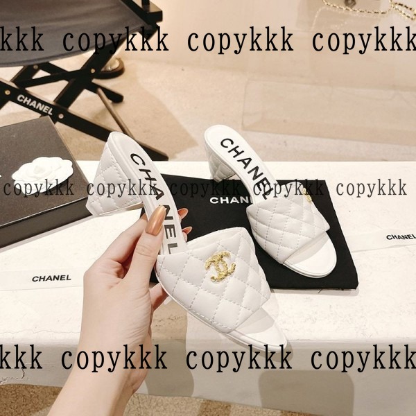 シャネル ミュールサンダル N級品 送料無料 - shoes-00139 画像 4