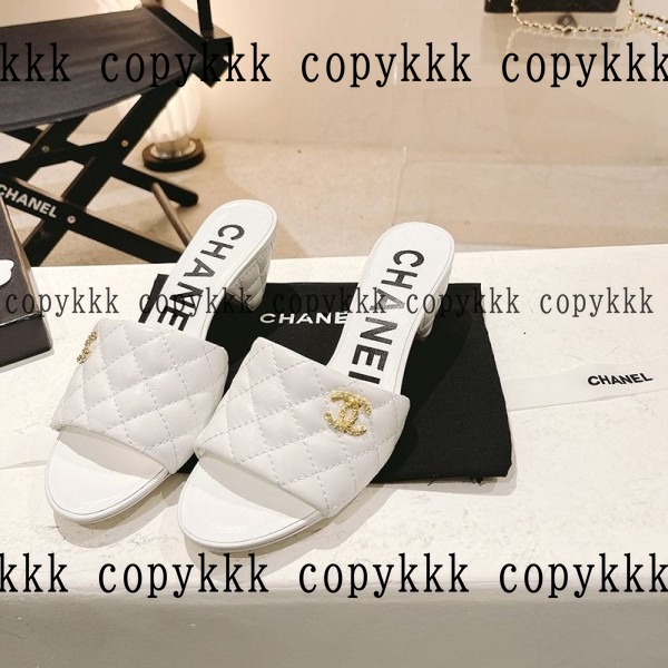 シャネル ミュールサンダル N級品 送料無料 - shoes-00139 画像 5