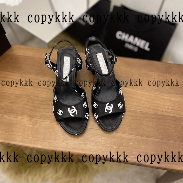 シャネル ミュールサンダル N級品 送料無料 - shoes-00140 画像 2