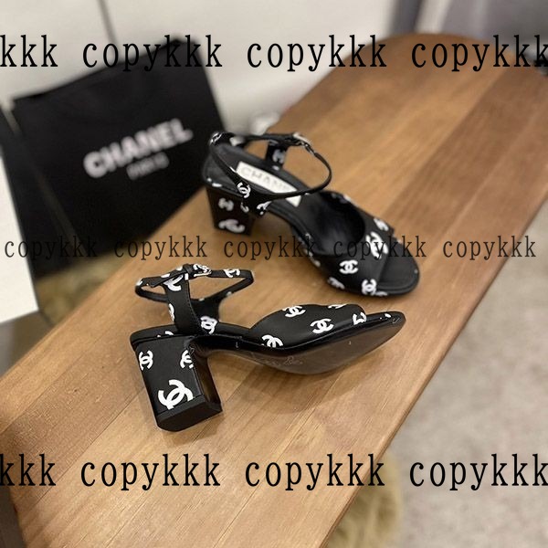 シャネル ミュールサンダル N級品 送料無料 - shoes-00140 画像 4