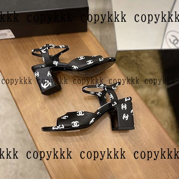 シャネル ミュールサンダル N級品 送料無料 - shoes-00140 画像 9