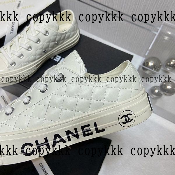 送料無料 シャネル スニーカー スーパーコピー - shoes-00255 画像 4