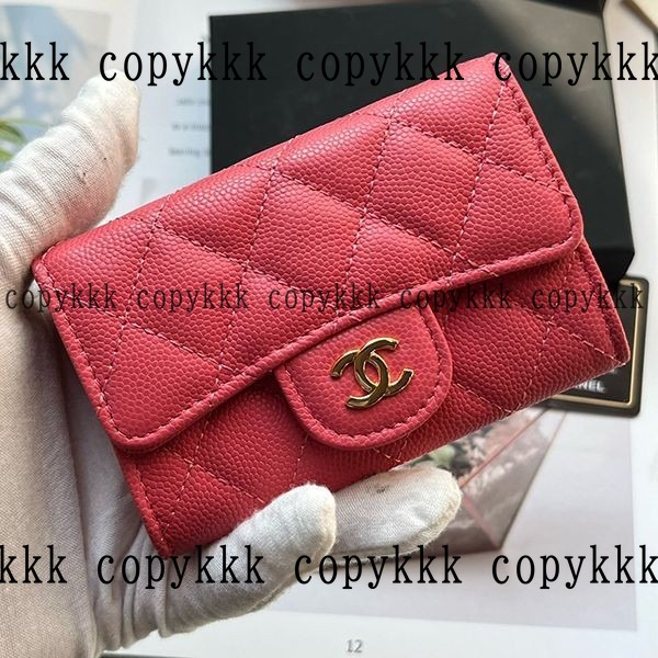 シャネル 折り財布 コピー 送料無料 - wallets-00340