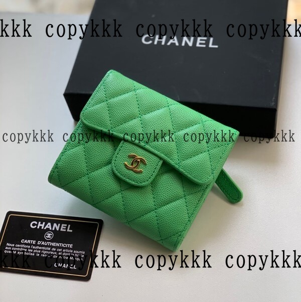 人気 シャネル 折り財布 コピー - wallets-00354