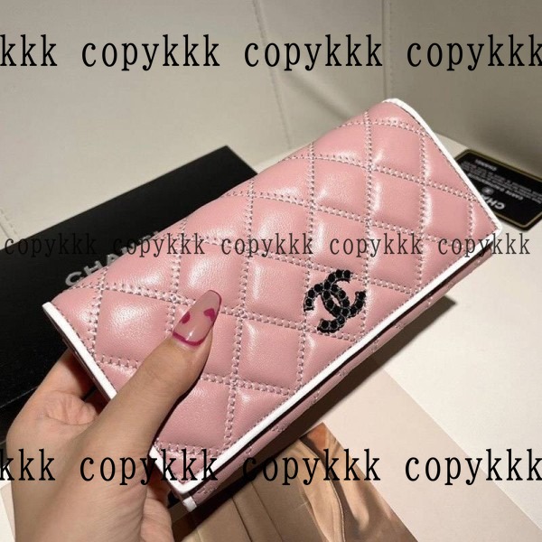 人気 シャネル 長財布 コピー - wallets-00388