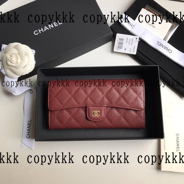 人気 シャネル 長財布 コピー - wallets-00393