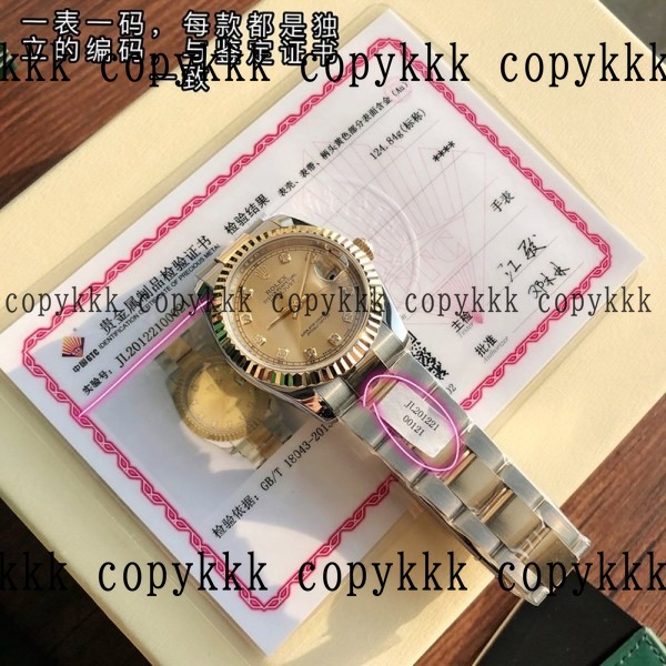 ロレックス デイトジャスト N級品腕時計 送料無料 - watches-01154 画像 2